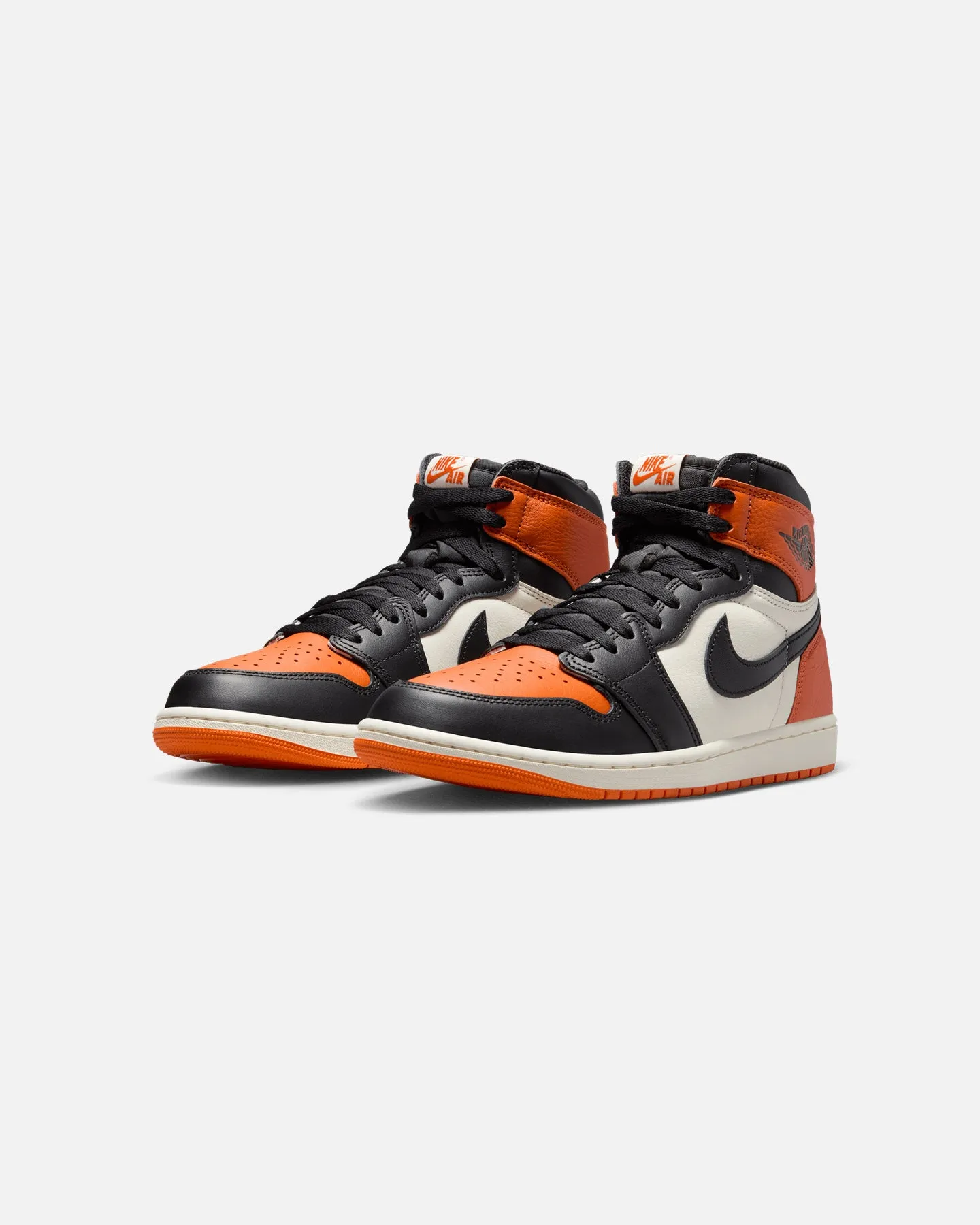 Jordan Air Jordan 1 Retro High OG "Shattered Backboard"Black/Black-Sail/Starfish Easy to Wear Night Style