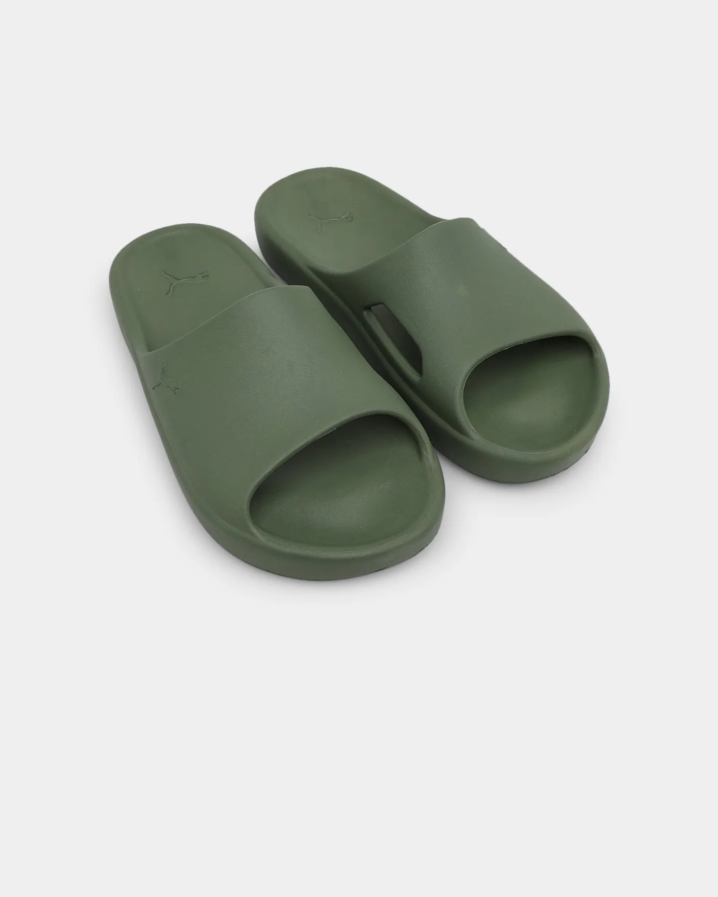 Puma Shibui Cat Green Moss Padded Comfort Cold Weather