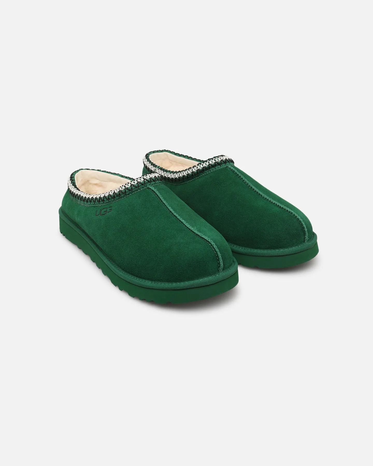 Padded collar Knitted Warm Ugg Boots Tasman Green