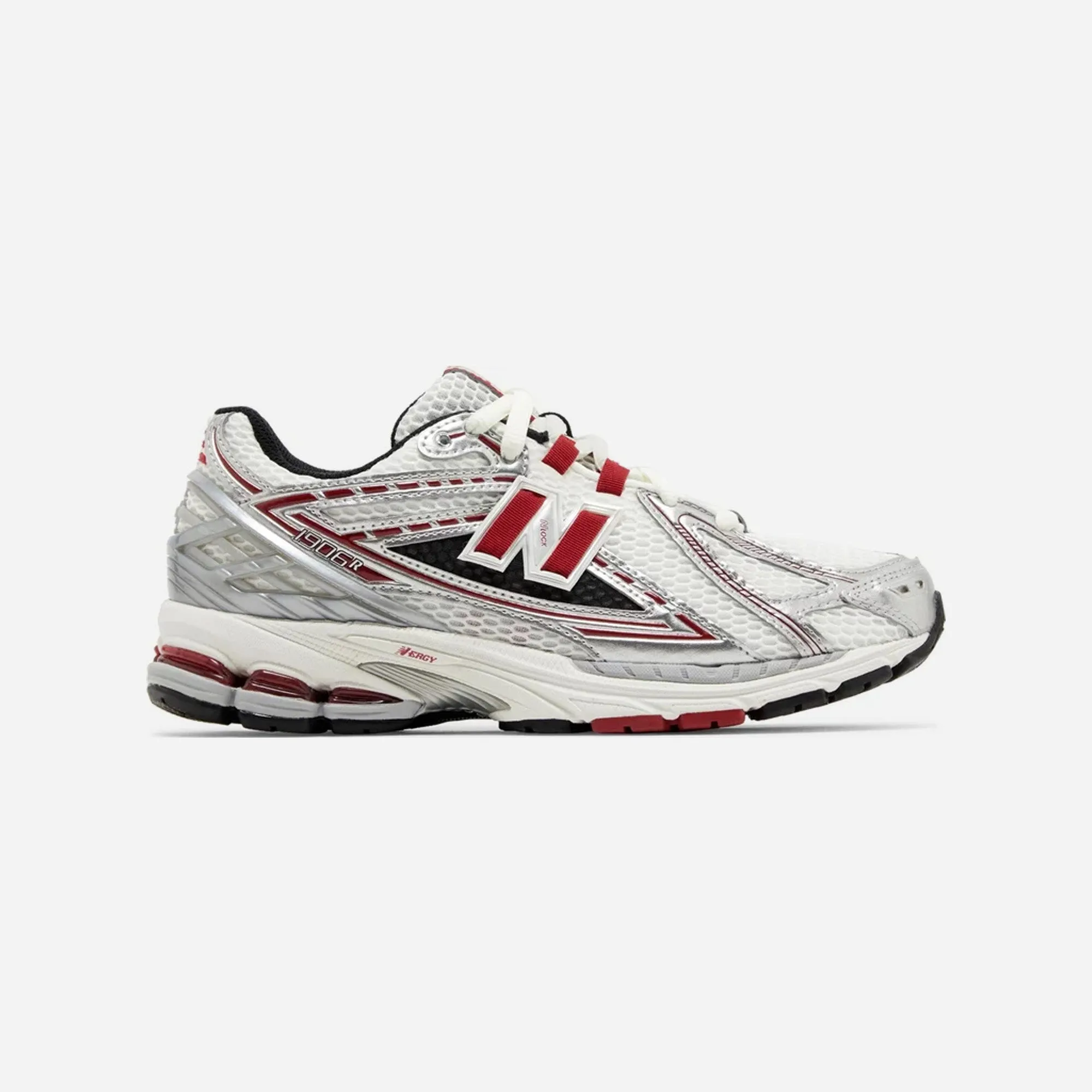 New Balance 1906R Silver Classic Crimson men's running shoe alternative balance and coordination running shoe help