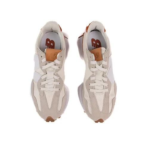 ethnic - themed running option New Balance 327 - White Brown