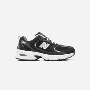 New Balance 530 Classic Black Grey reinforced - structure shoes low - intensity running shoes