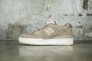 running in multi - lane tracks shoes New Balance 550 Mushroom