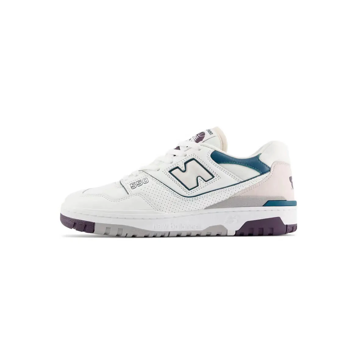 neutral - colored shoes running belt New Balance 550 White Dark Teal
