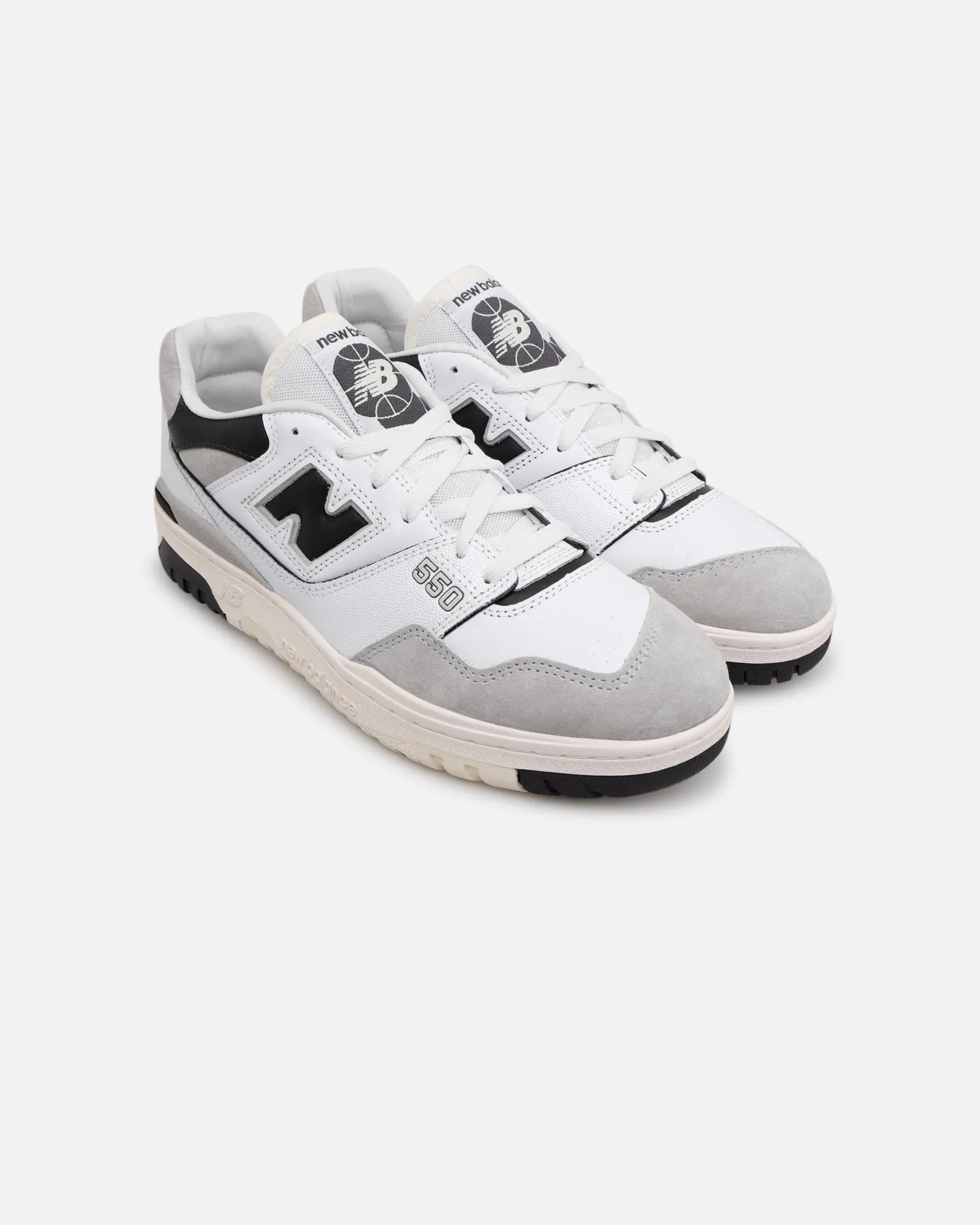 New Balance 550 White/Black Impact Resistance