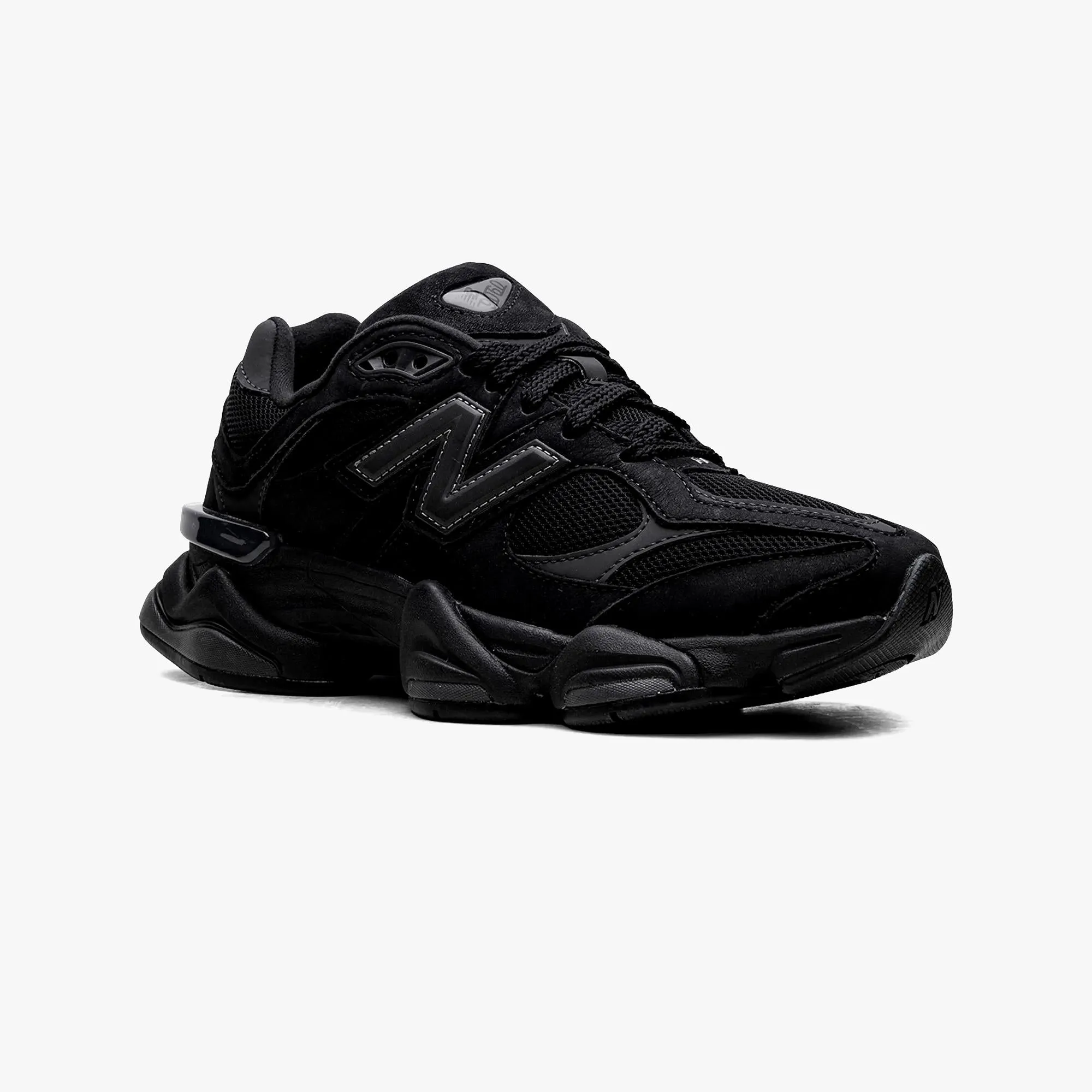 New Balance 9060 Black Cement Durable Rubber simple design shoes