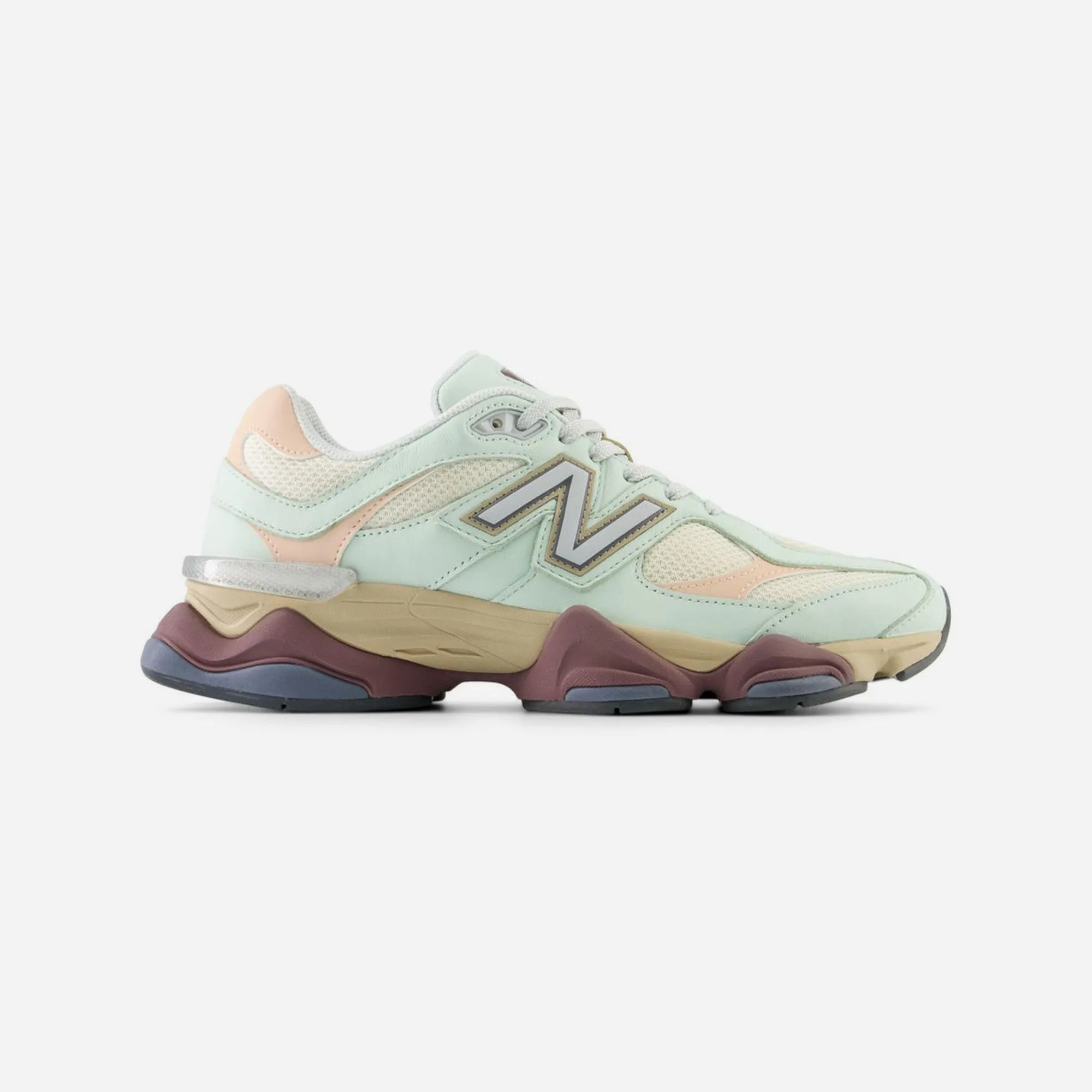 New Balance 9060 Clay Ash Running Grip Lace Up Style