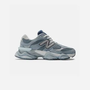 New Balance 9060 Grey Day (2023) running in a river area shoes