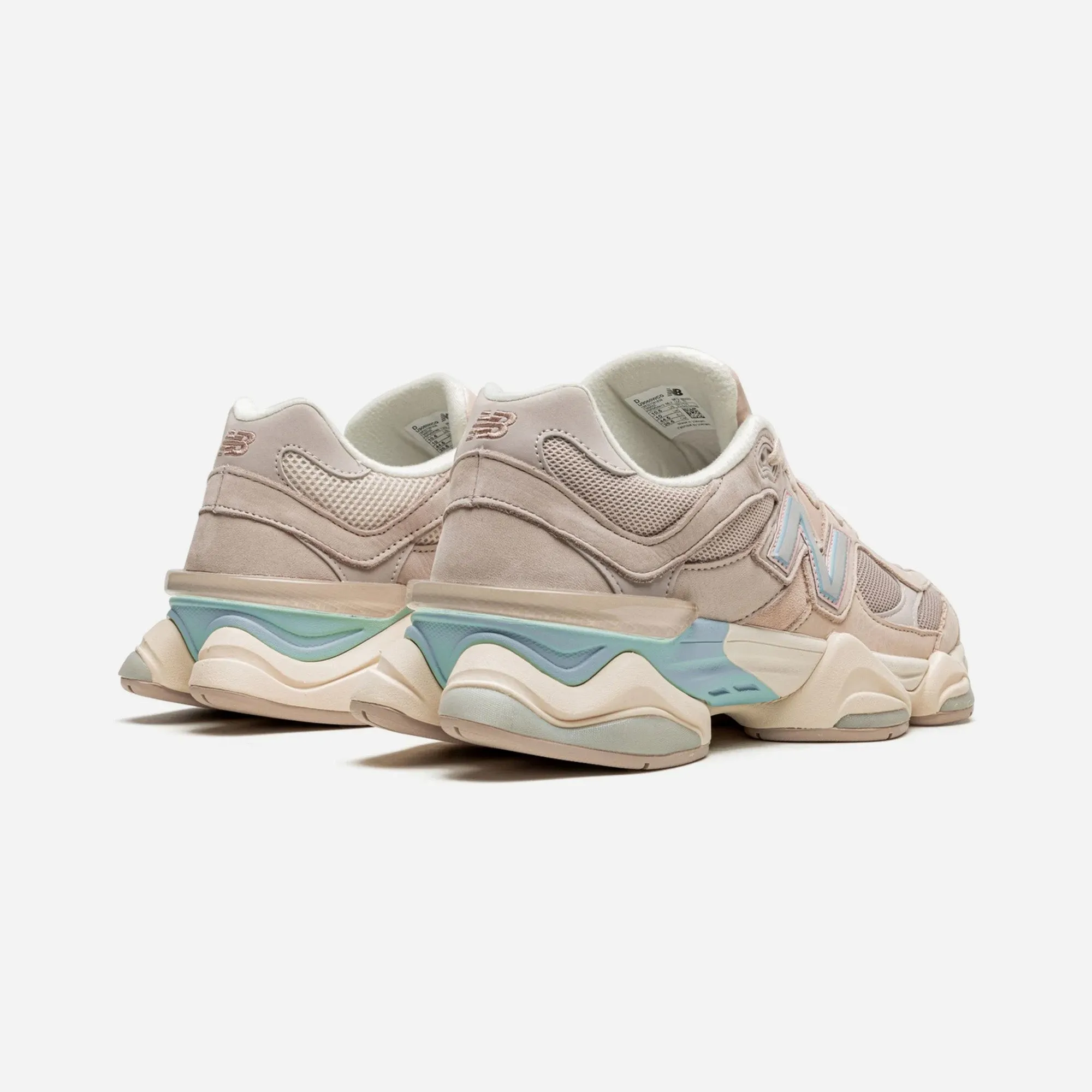 New Balance 9060 Ivory running in a desert area eco - friendly running shoes