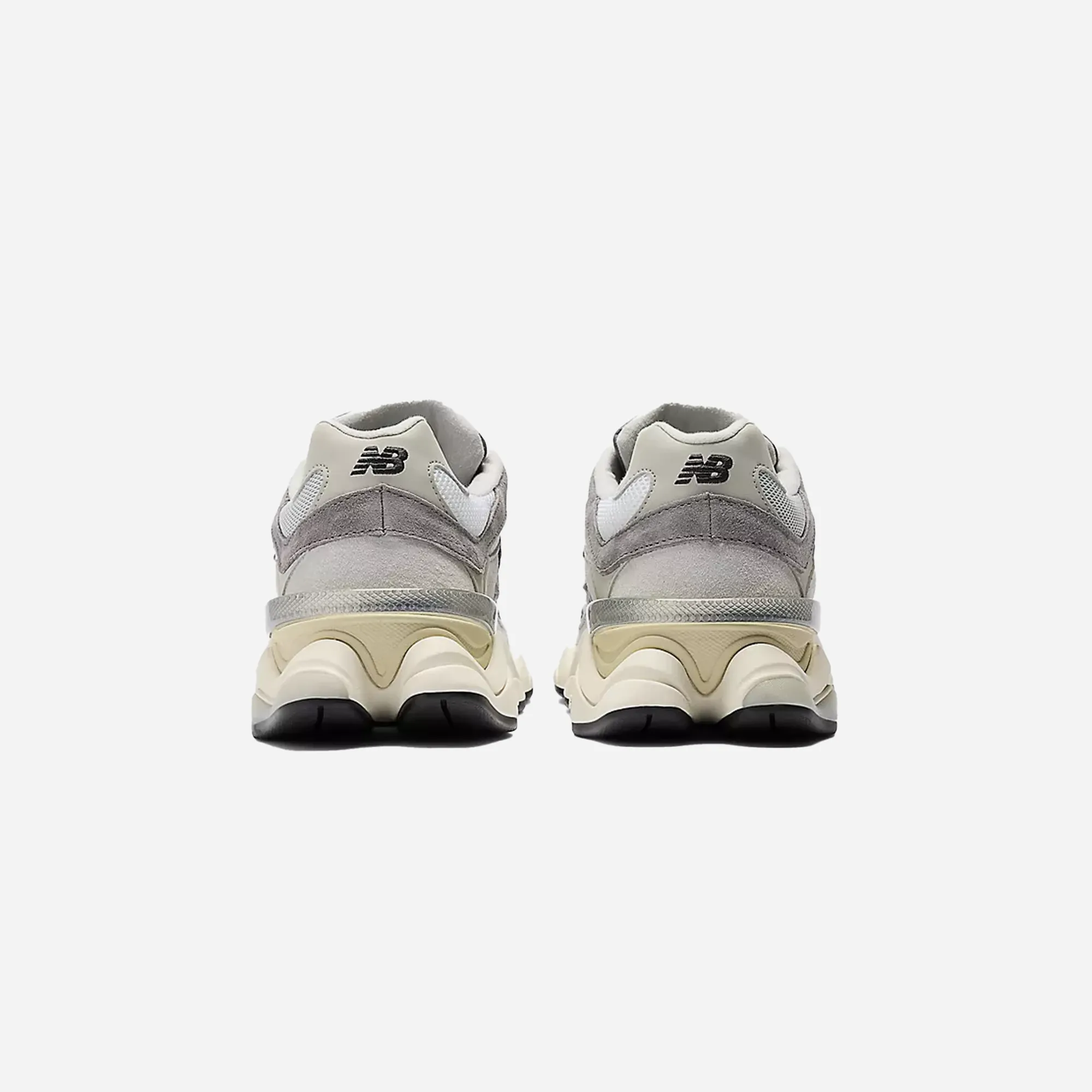 New Balance 9060 Rain Cloud Grey worry - free cushioned synthetic shoes