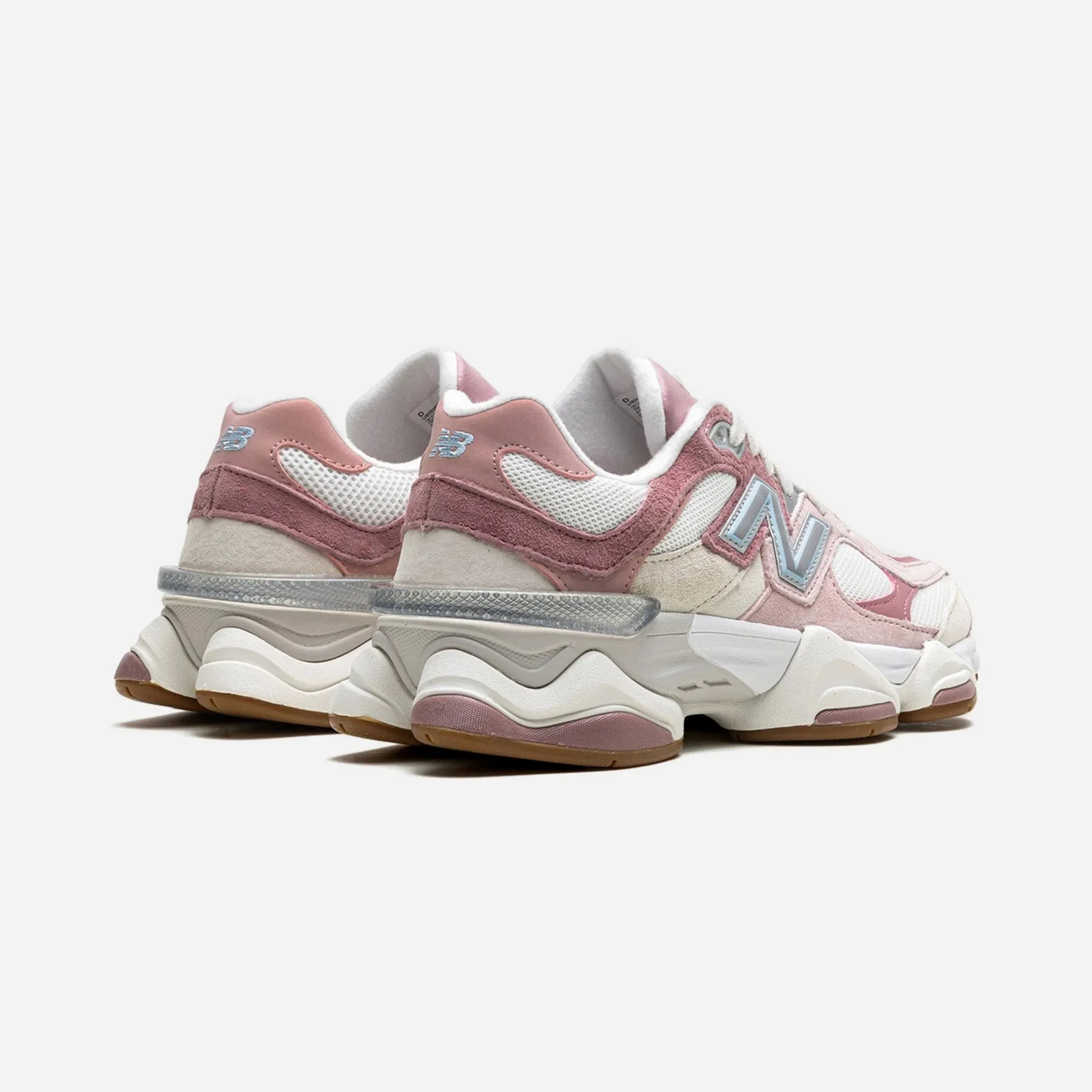 New Balance 9060 Rose Pink ancient - themed running shoes multi - directional traction