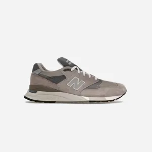 New Balance 998 Core MiUSA Grey Silver solid - color running shoes