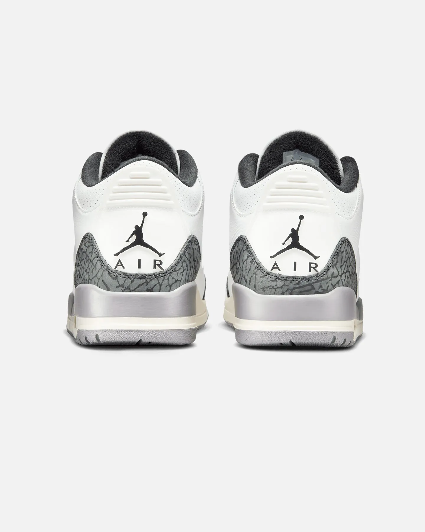 Jordan Air Jordan 3 Retro "Cement Grey" Summit White/Fire Red Cement Mesh Upper