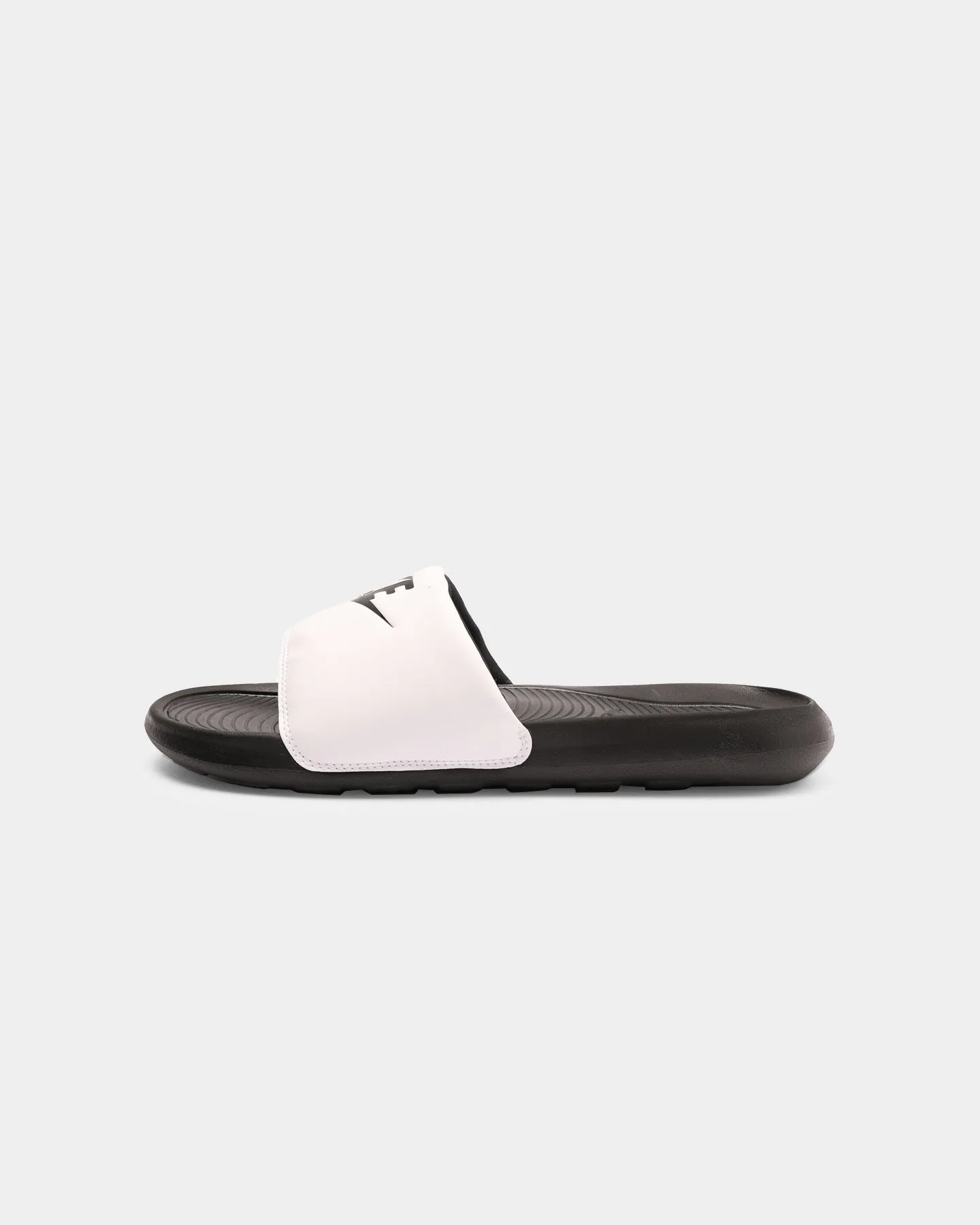 Nike Victori One Slide Black/Black/White Adjustable Foot Support