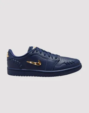 Ankle Support Tech Nike 1 Low Method of Make "Midnight Navy/Metallic Gold"