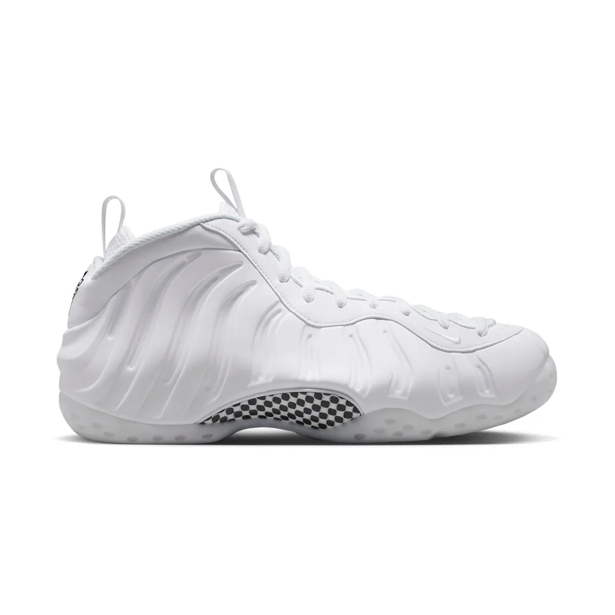 Tread Lock Technology Flexible Forefoot Flexure Nike Air Foamposite One 'Triple White' Men's Shoes