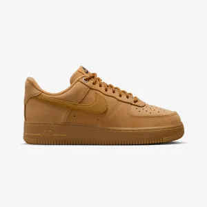 Modern Aesthetic NIKE | AIR FORCE 1 '07 { FLAX/WHEAT-GUM LIGHT BROWN-BLACK