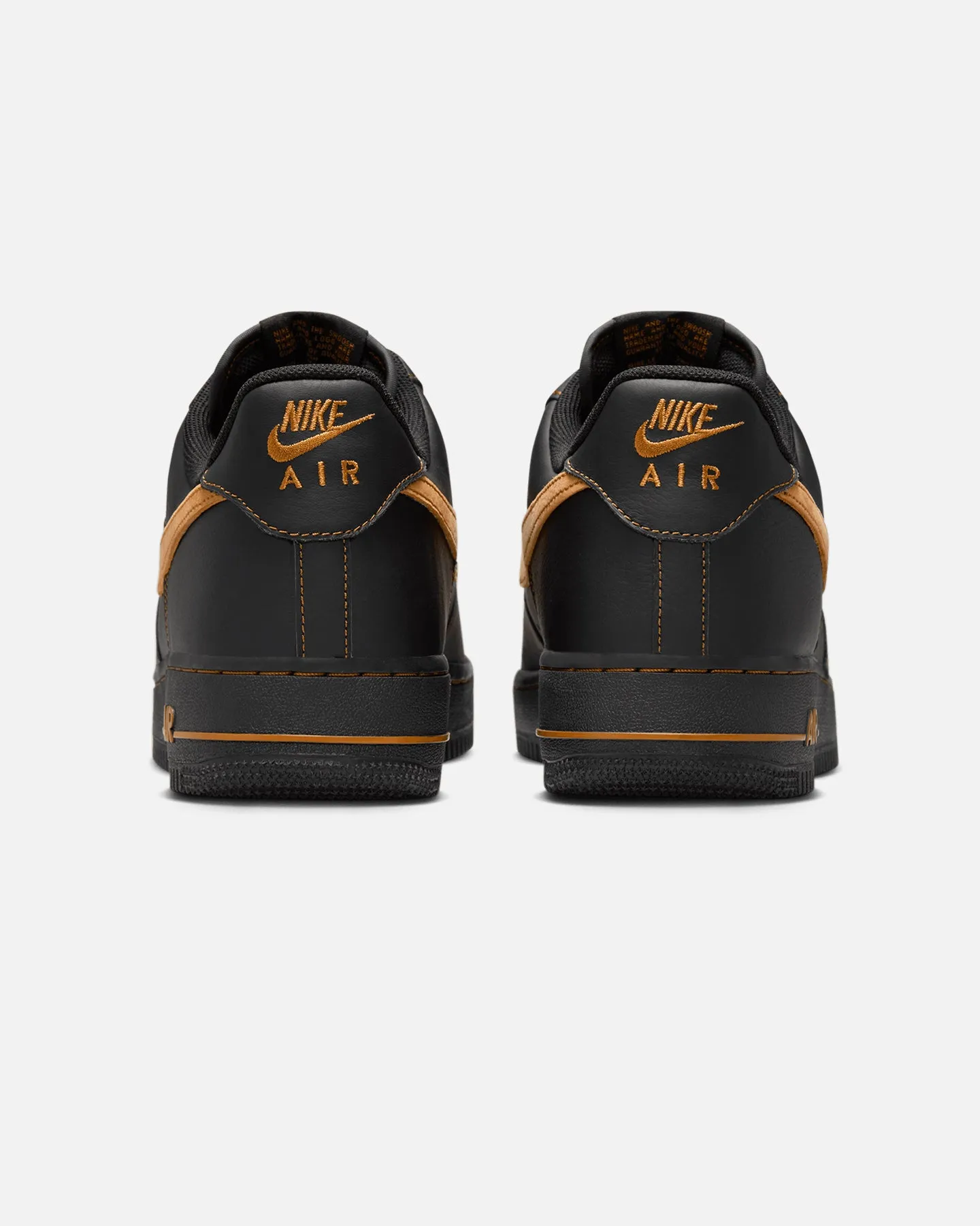 Nike Air Force 1 '07 LV8 Black/Orchre Weekend Routine Balanced Drop Height