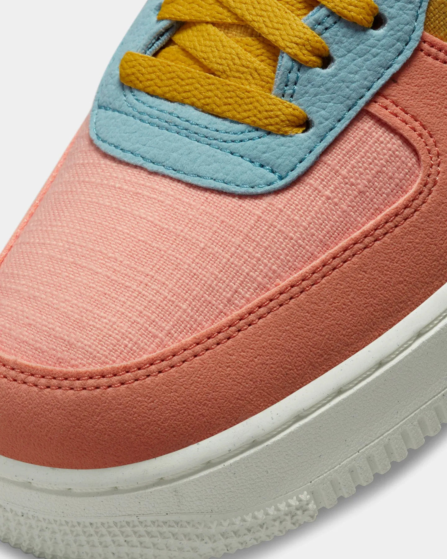 Nike Air Force 1 '07 LV8 Next Nature Sanded Gold/Hot Curry/Wheat Grass Space Vibe Enhanced grip