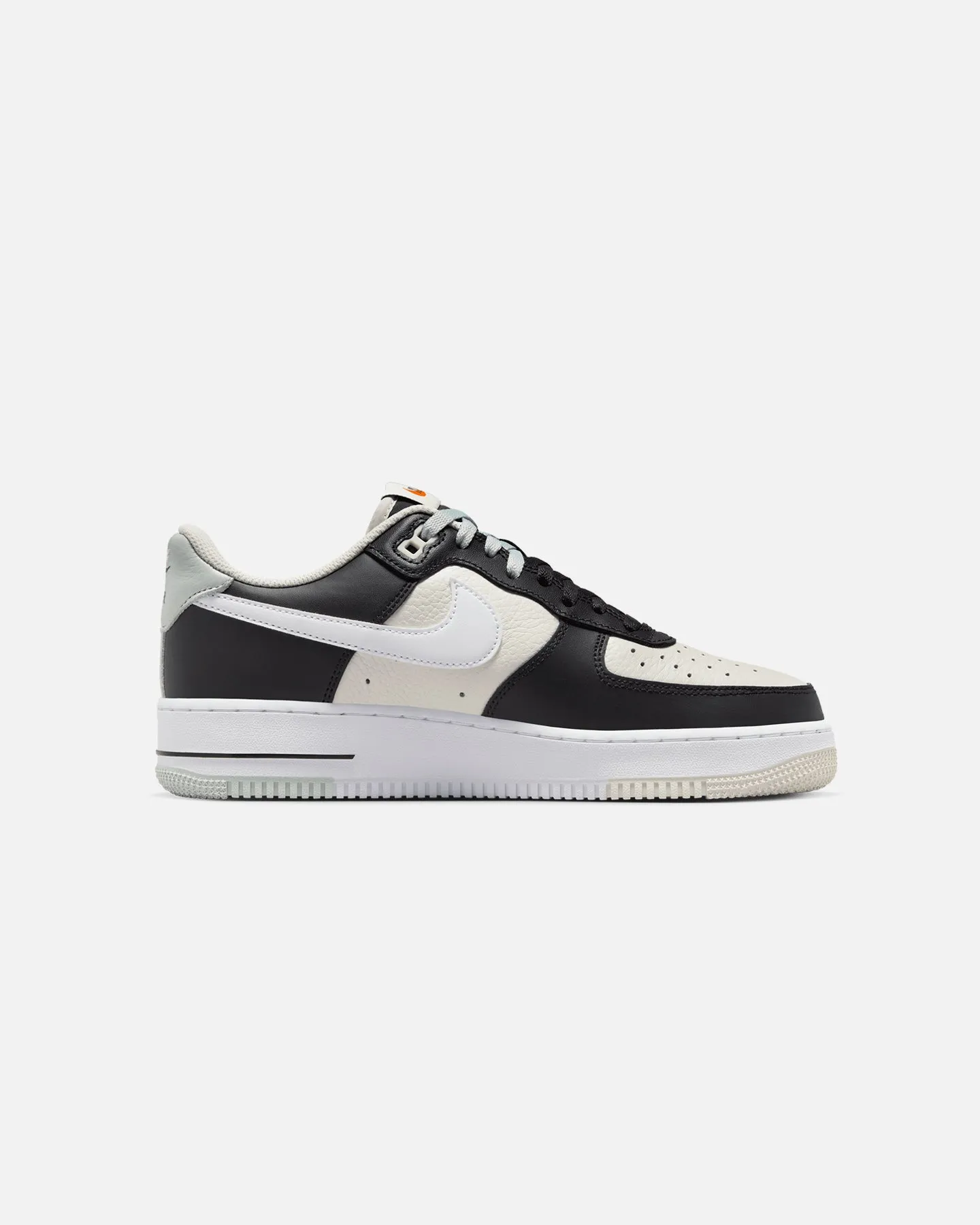 Nike Air Force 1 '07 LV8 RMX "Split Black Phantom" Black/Silver Feather Light Urban Stroll