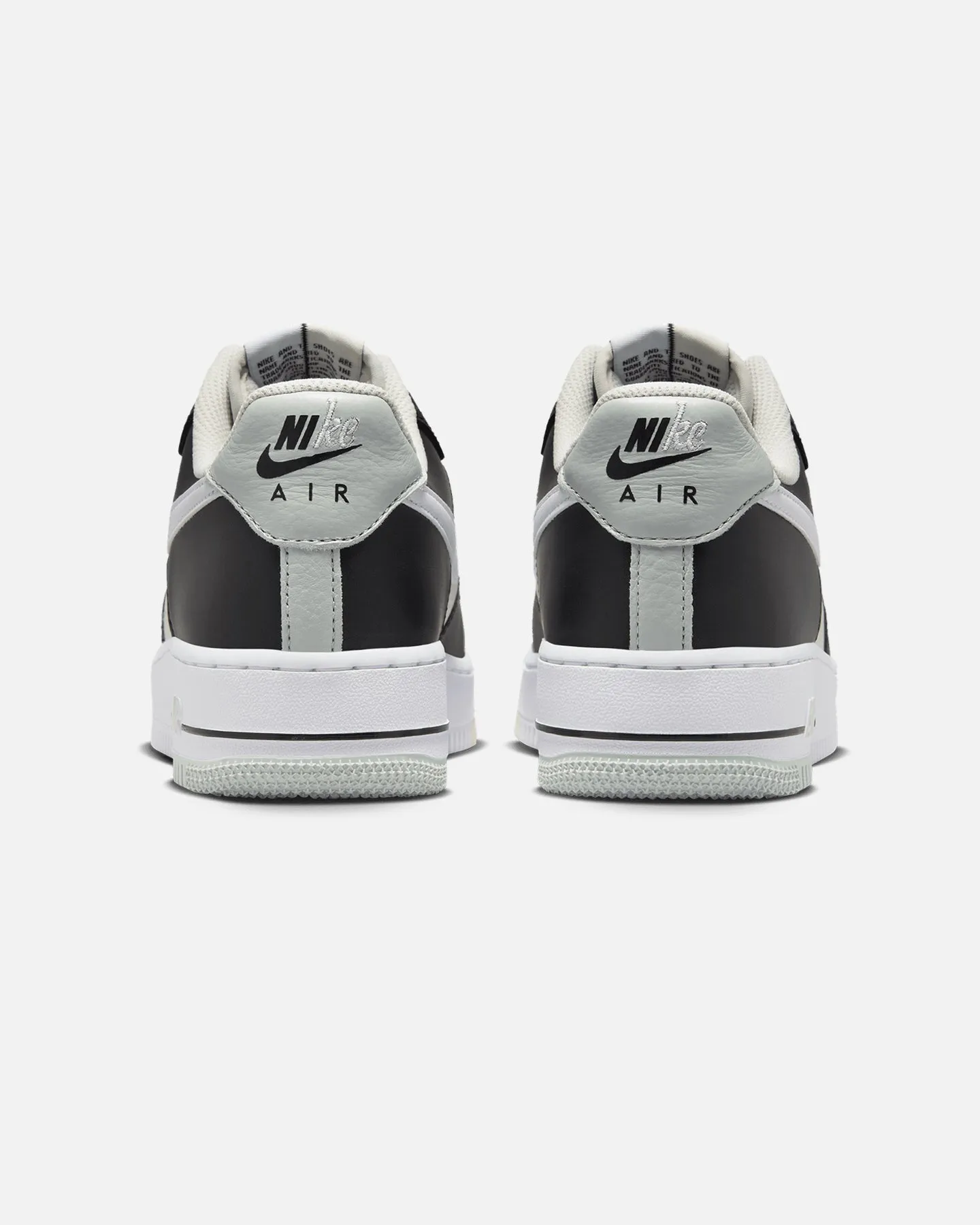 Shine Silver Nike Air Force 1 '07 LV8 RMX "Split Black Phantom" Black/Silver