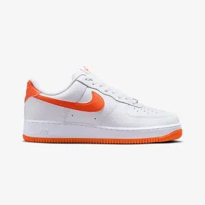 NIKE | AIR FORCE 1 '07 LV8 { WHITE/SAFETY ORANGE-WHITE Thermoregulation Technology Reliable Performance