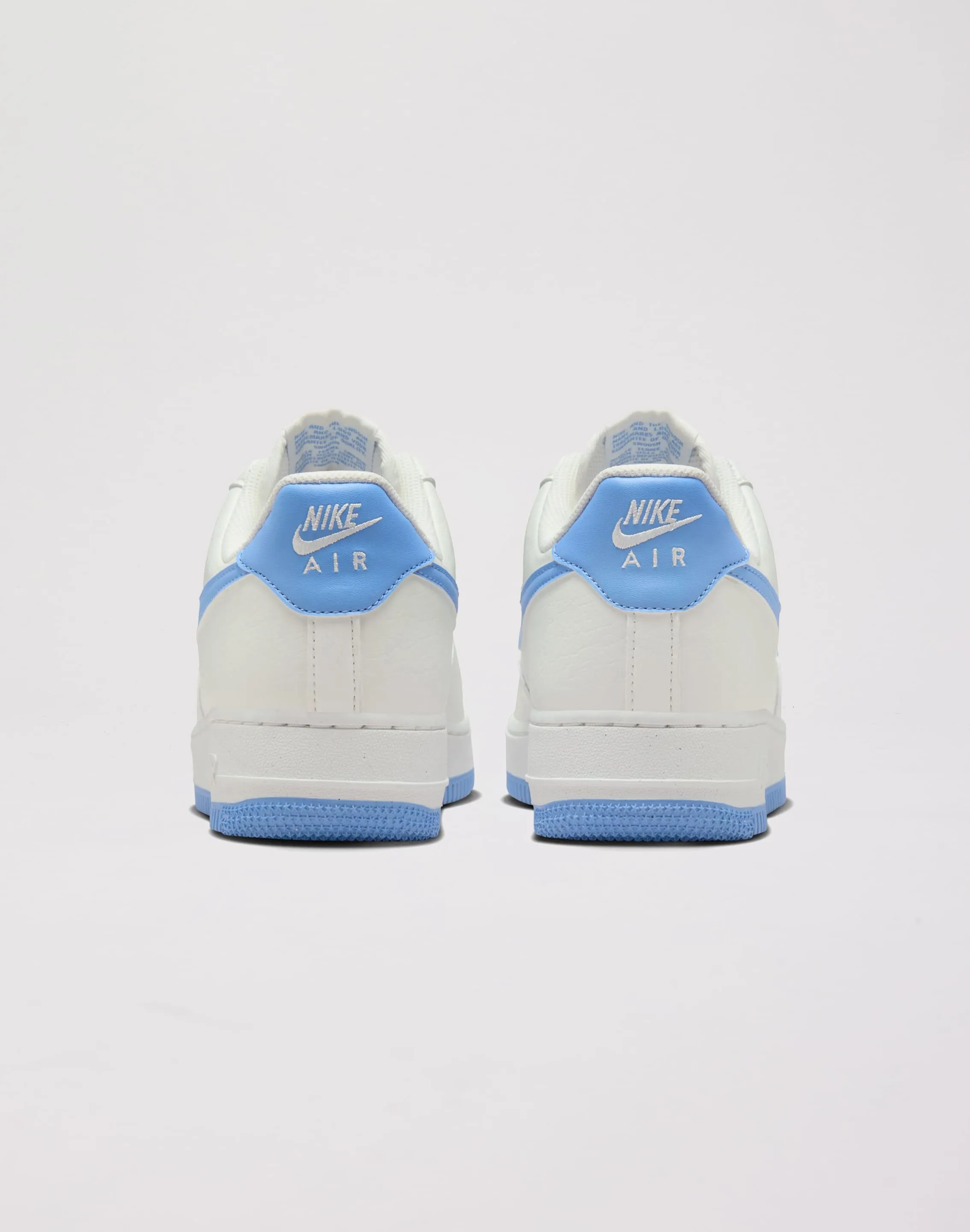 Seamless Inner Construction Nike Air Force 1 '07 Next Nature "Sail/Royal Pulse"