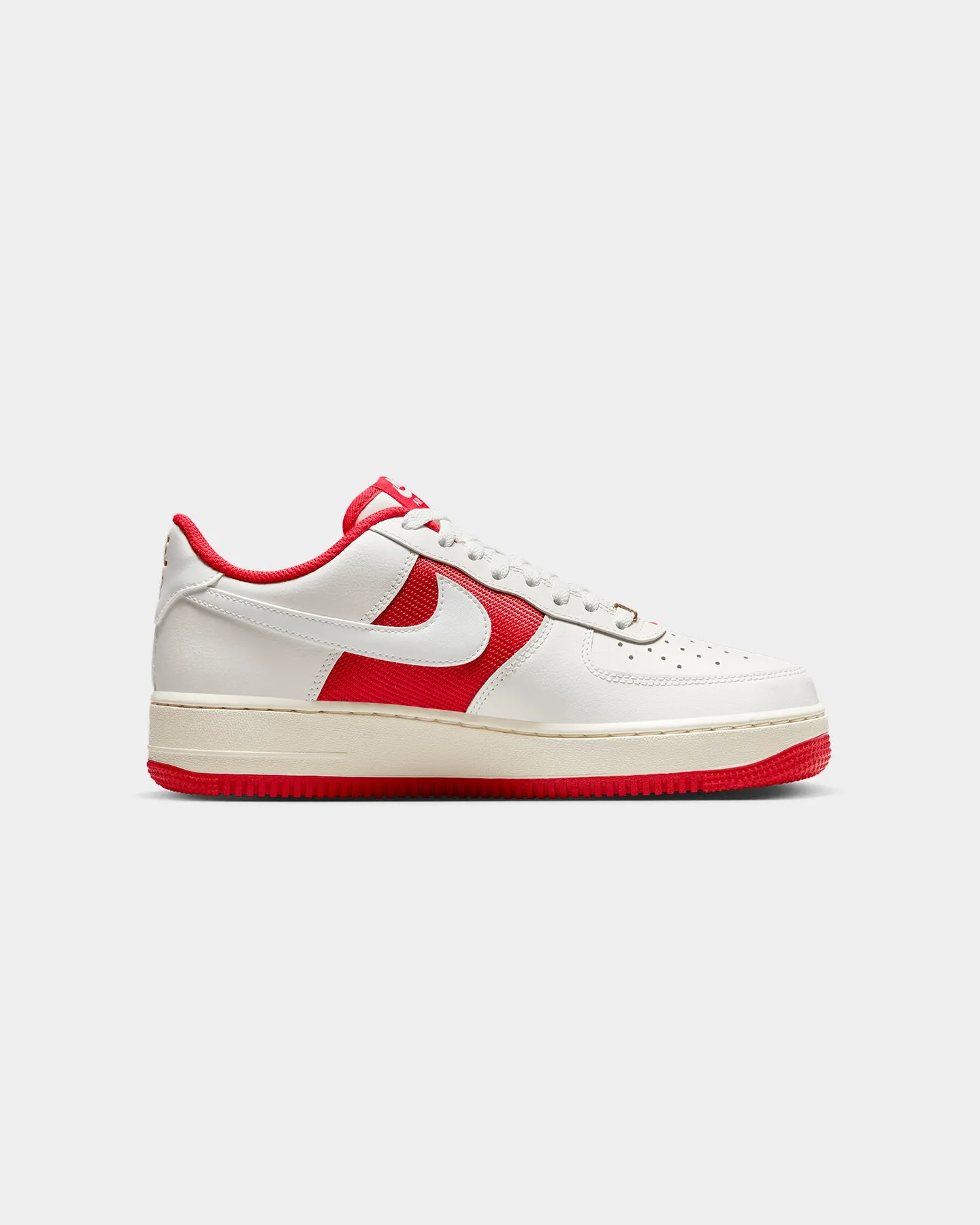 Airy Design Nike Air Force 1 '07 "Athletic Department" Sail/University Red