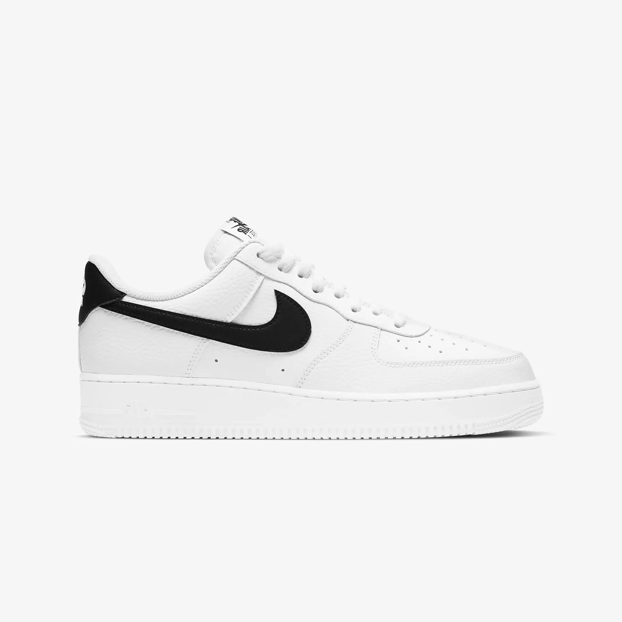 Nike | AIR FORCE 1 '07 { WHITE/BLACK Lace Secure