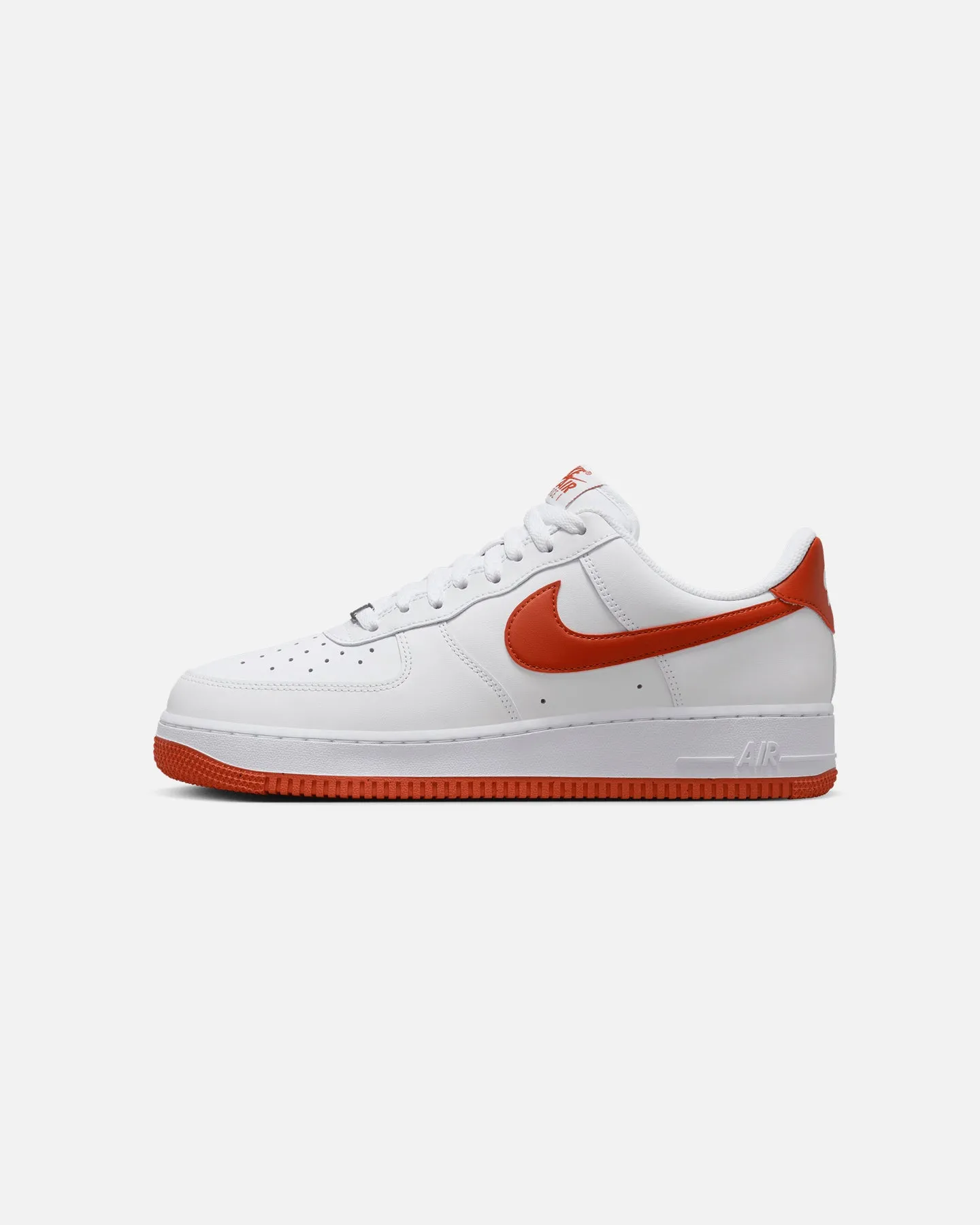 Suede Soft Nike Air Force 1 '07 White/Dragon Red