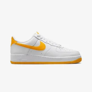 Neutral Style NIKE | AIR FORCE 1 '07 { WHITE/UNIVERSITY GOLD-WHITE