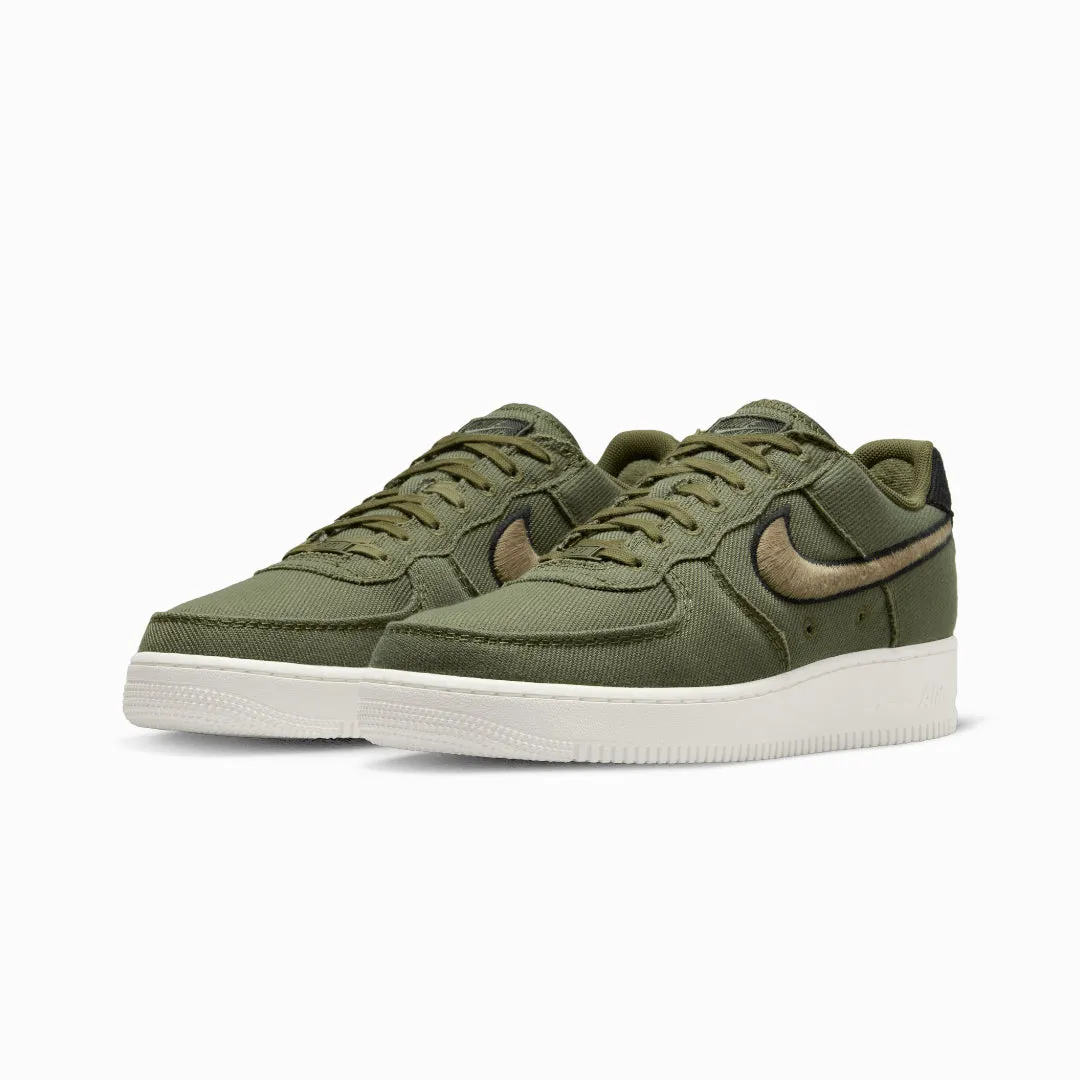 NIKE | AIR FORCE 1 LOW CANVAS { ARMY OLIVE/MATTE OLIVE-PHANTOM-BLACK Cushioned Midsole