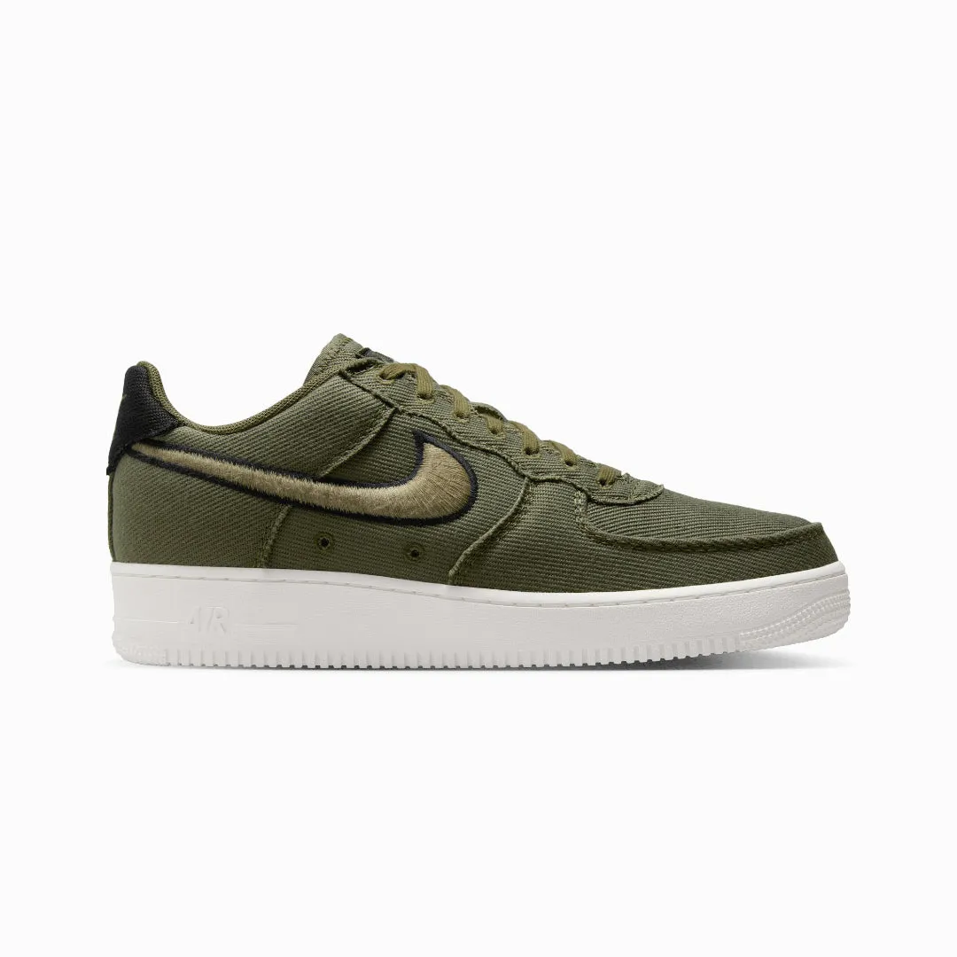 NIKE | AIR FORCE 1 LOW CANVAS { ARMY OLIVE/MATTE OLIVE-PHANTOM-BLACK Cool Feet comfort feature