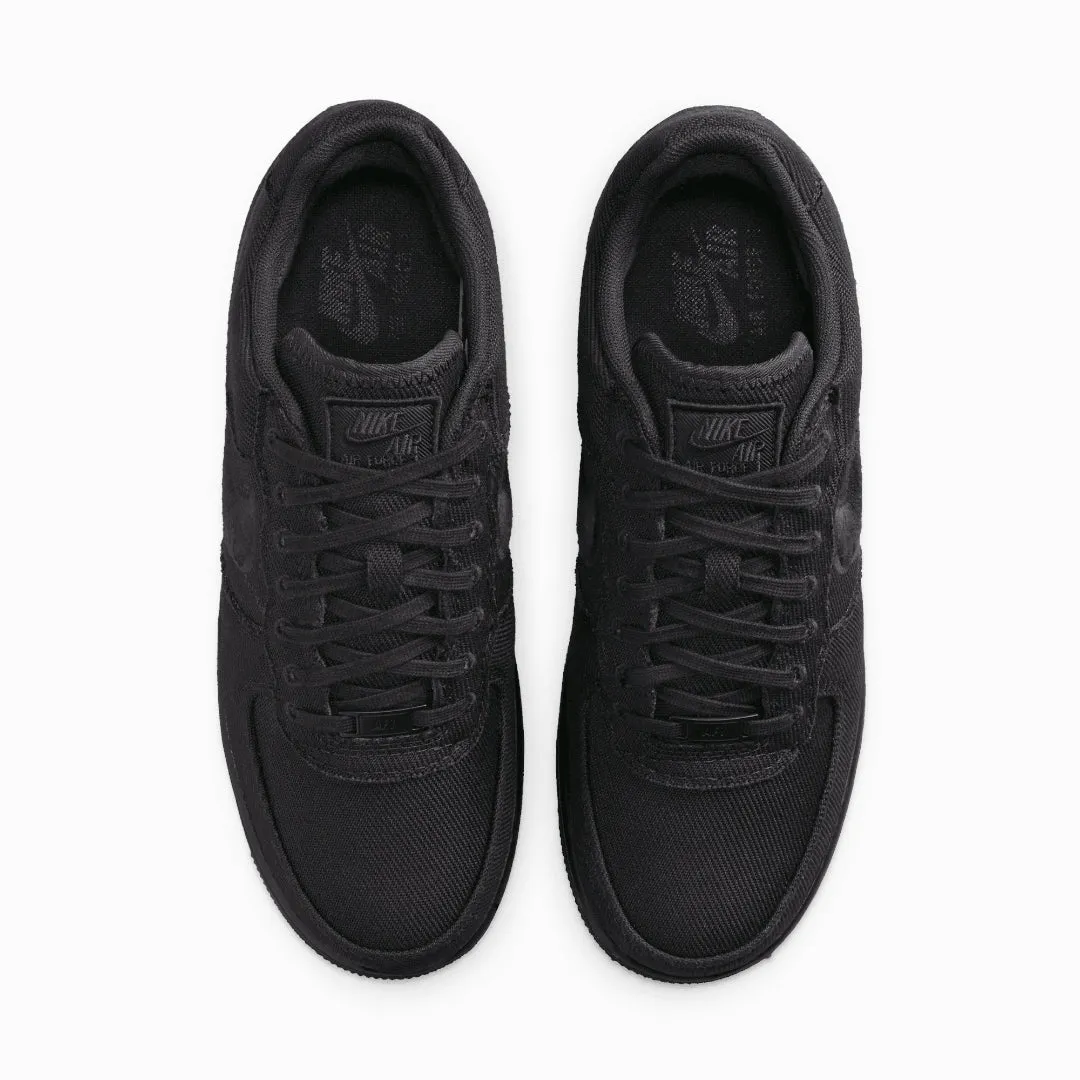 Cross Terrain Heat dissipation NIKE | AIR FORCE 1 LOW CANVAS { BLACK/BLACK
