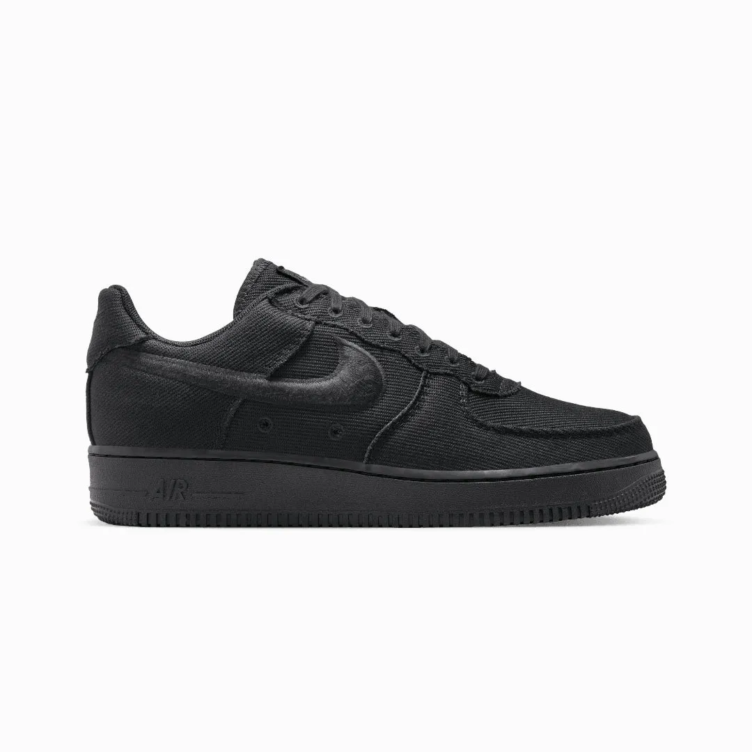 NIKE | AIR FORCE 1 LOW CANVAS { BLACK/BLACK orthopedic