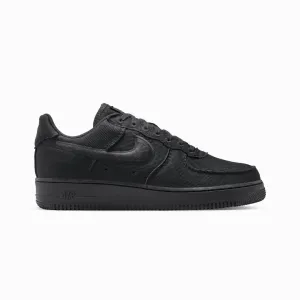 NIKE | AIR FORCE 1 LOW CANVAS { BLACK/BLACK orthopedic