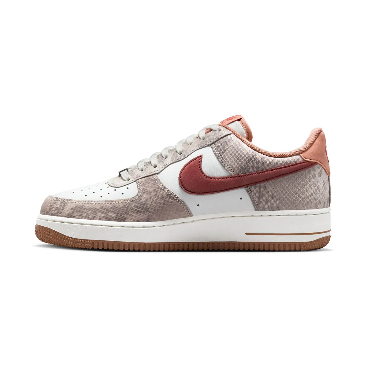 Nike Air Force 1 Low 'Canyon Rust Snakeskin' Men's Shoes Variable Lacing Daily Sport