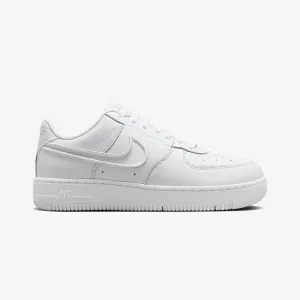 Cushioned Footbed NIKE | AIR FORCE 1 LOW DANCE { WHITE/WHITE-WHITE-METALLIC SILVER