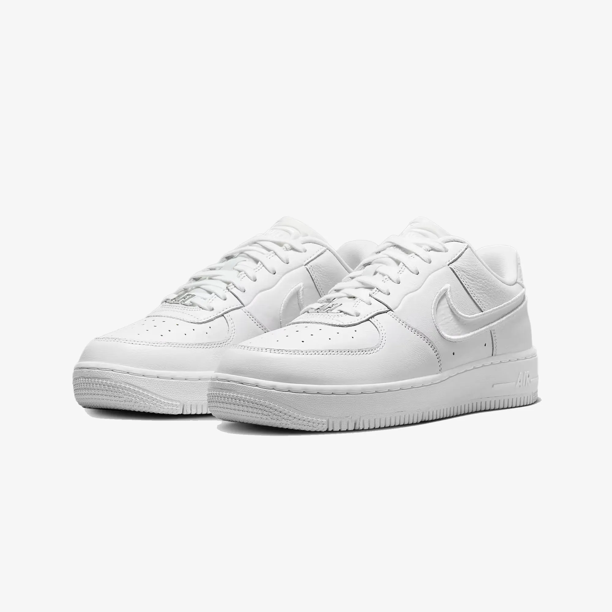 NIKE | AIR FORCE 1 LOW DANCE { WHITE/WHITE-WHITE-METALLIC SILVER Fitness Friendly Functional Day