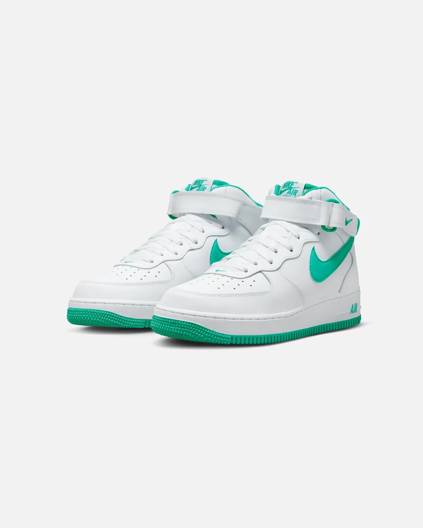 Beach Fun Lace Up Style Nike Air Force 1 Mid '07 White/Jade