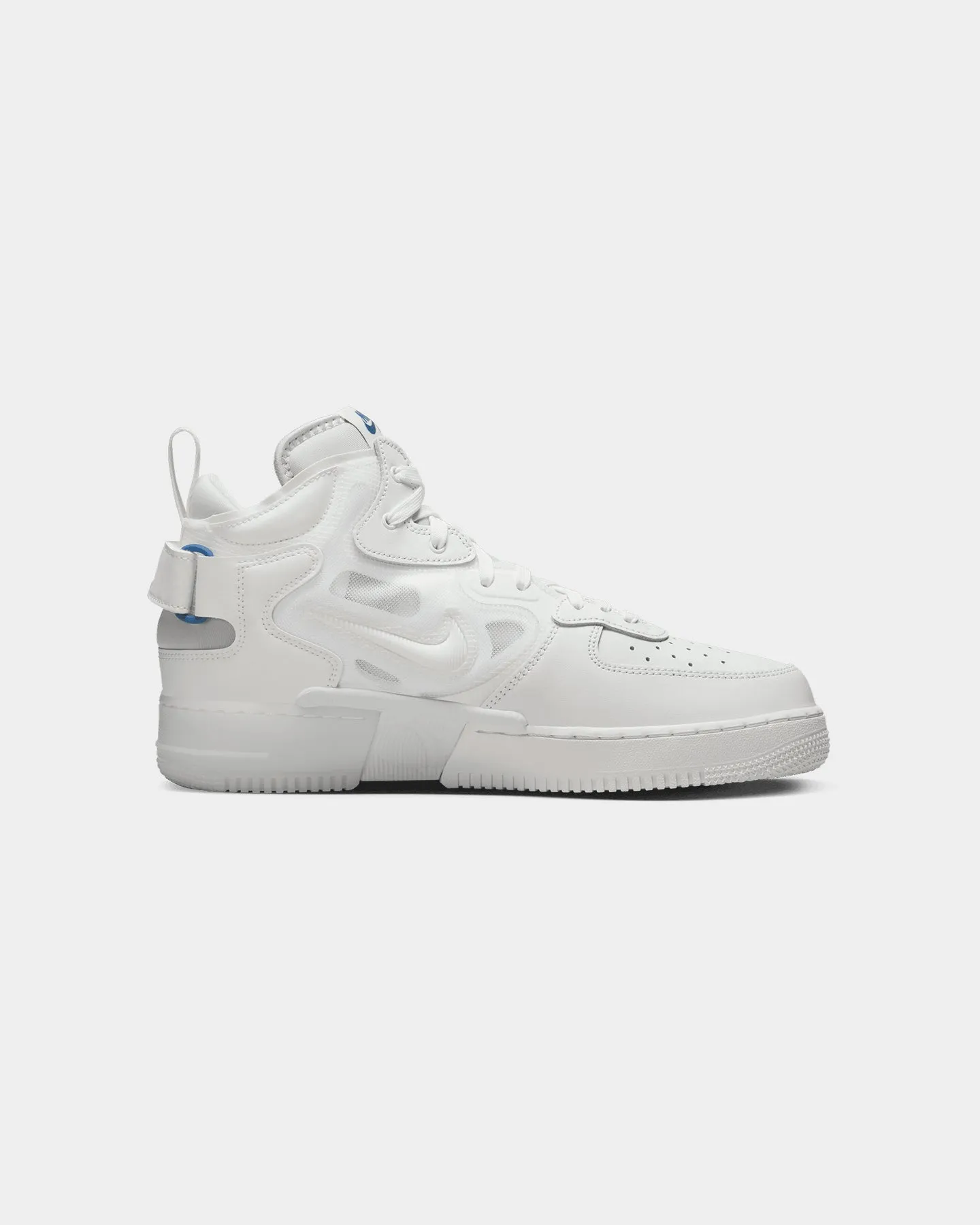 Waterproof Outdoor Travel Palm Base Nike Air Force 1 Mid React Summit White