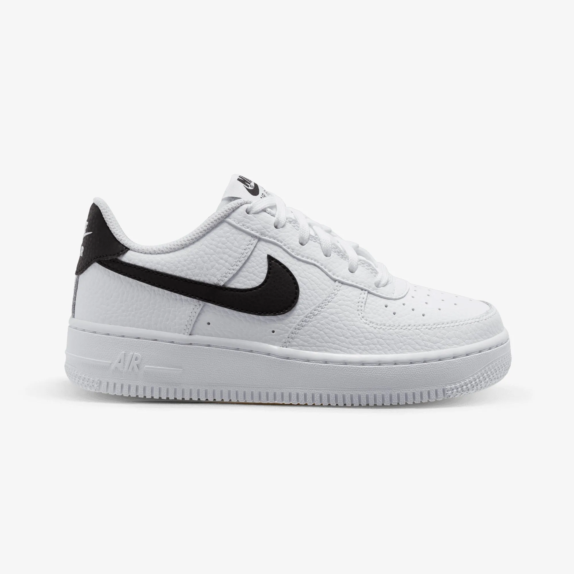 NIKE | AIR FORCE 1 { WHITE/BLACK Lace Up System