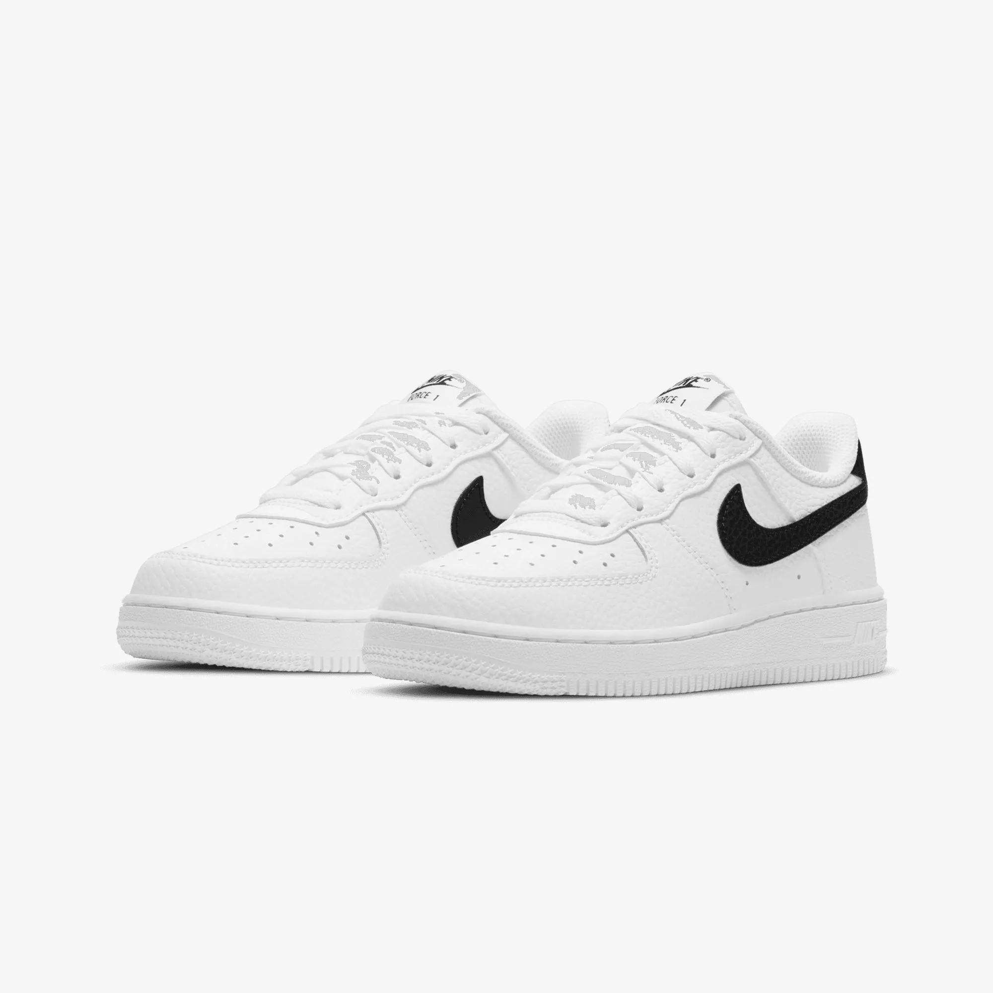 NIKE | AIR FORCE 1 { WHITE/BLACK Balanced Support Resilient Design
