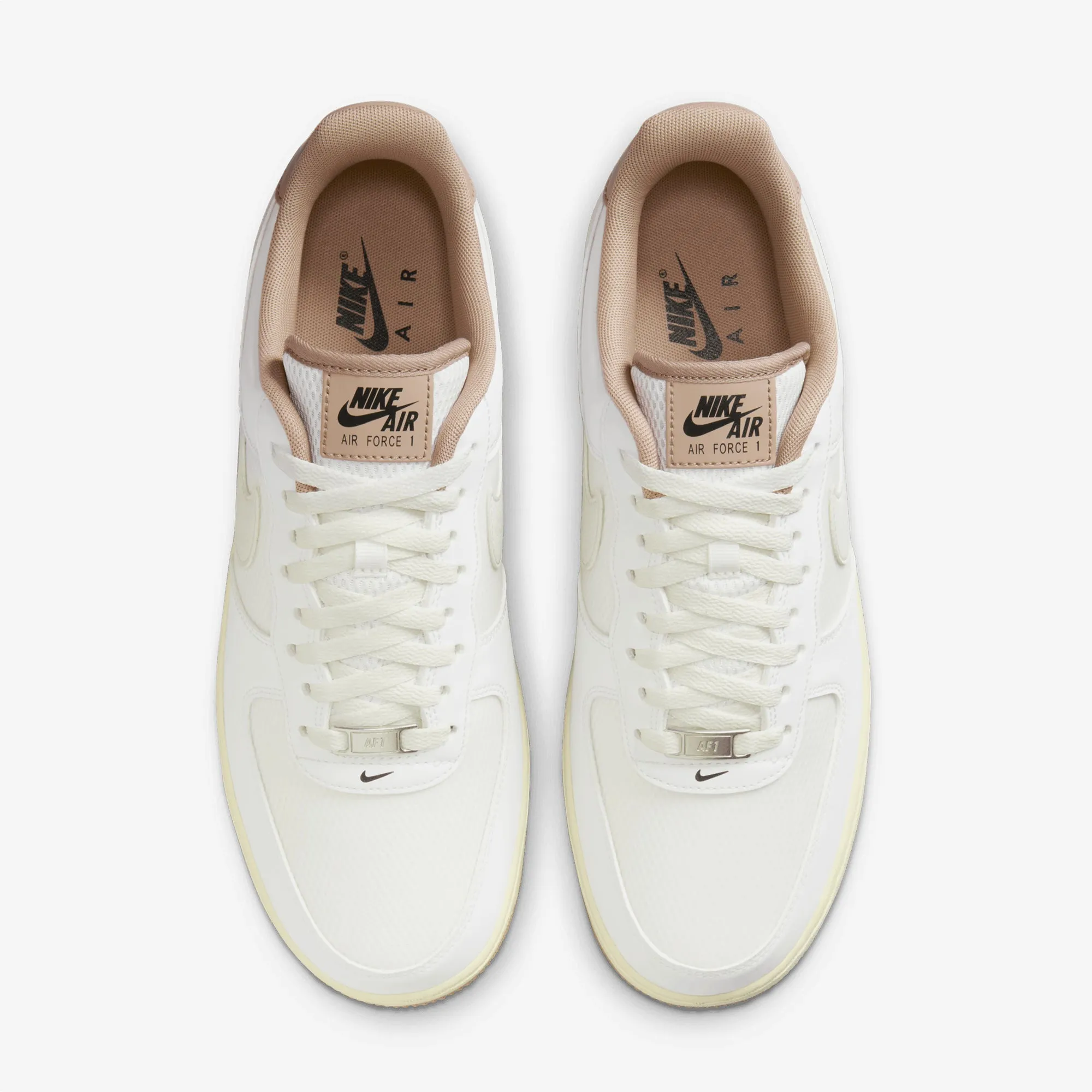 Walk Light NIKE | AIR FORCE 1'07 LV8 { SUMMIT WHITE/SUMMIT WHITE-KHAKI