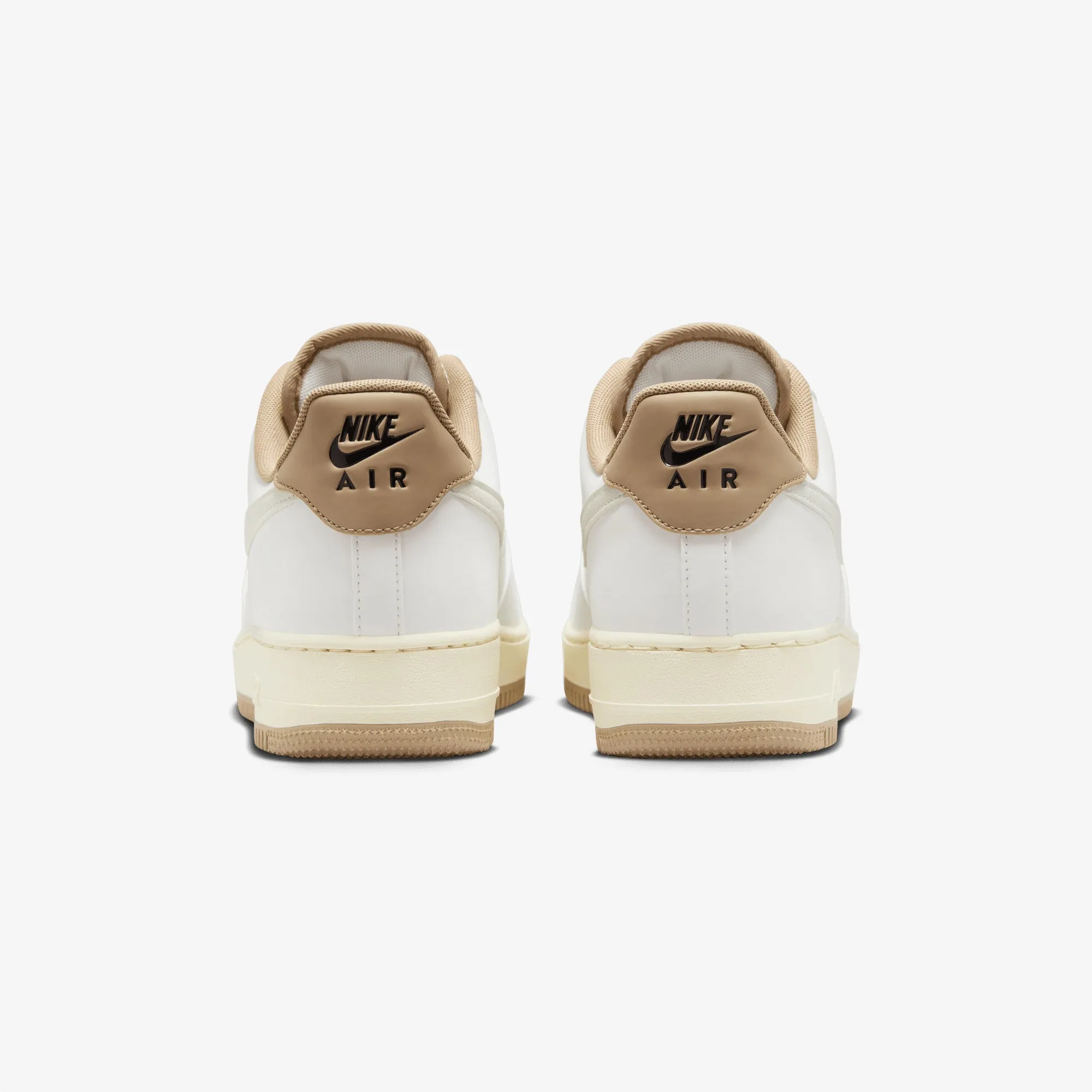 Ergonomic Sole NIKE | AIR FORCE 1'07 LV8 { SUMMIT WHITE/SUMMIT WHITE-KHAKI