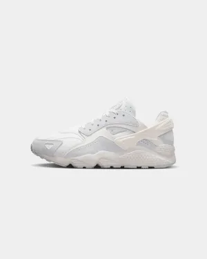 Nike Air Huarache Runner "Pure Platinum" Summit White/Metallic Silver Flexible Fit Frequent Travelers Ventilation holes