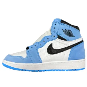 Nike Air Jordan 1 High University Blue GS Unstructured Look Water Resistant Technology