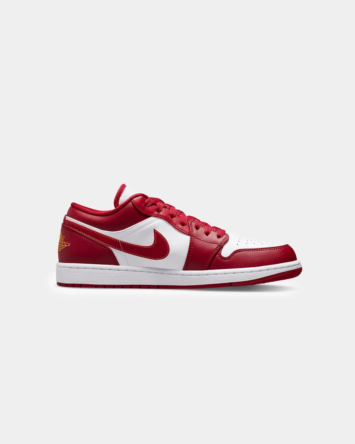 Nike Air Jordan 1 Low "Cardinal Red" Cardinal Red/Light Curry/White Gloss Mood Pearl Shine