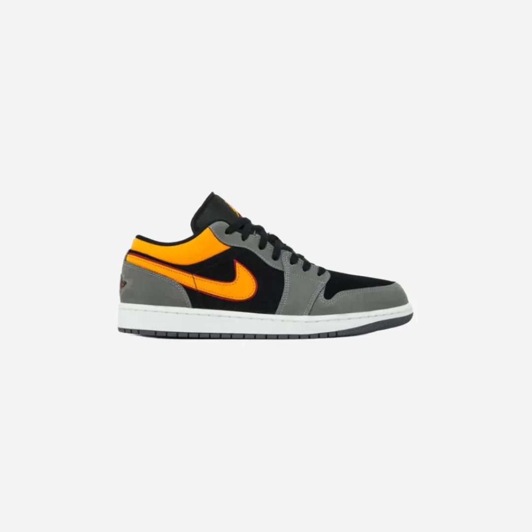 Nike Air Jordan 1 Low SE Light Graphite Vivid Orange Stitch Down Technique