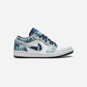 Quick Steps Athletic Look Nike Air Jordan 1 Low Washed Denim